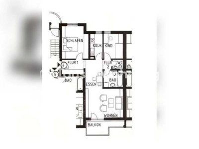 Tauschwohnung: Suche 2 Raum Wohnung Biete 3 Raum Wohnung
