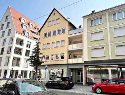Großzügige 2,5 Zimmer-Wohnung, ca. 71 m², 2.OG, m. separater EBK und Balkon im Zentrum von Ulm