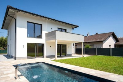 Exklusives Traumhaus mit Pool – Neuwertig und bezugsfertig in Ebenthal!