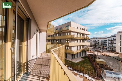 Helle Wohnung mit Süd-Ost-Balkon _ Im "grünen Hirschfeld" mit hervorragender Anbindung an die Innenstadt – Provisionsfrei