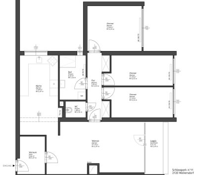 Schöne große renovierte Wohnung im Schlosspark Wolkersdorf, inkl. wichtigen Extras