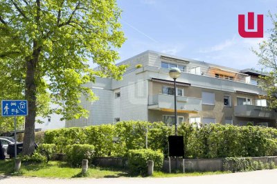WINDISCH IMMOBILIEN - Teilmöbilierte 2-Zi-Wohnung mit umlaufender Dachterrasse in Gröbenzell - Nord!