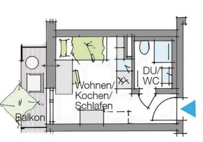 Wohnen im Herzen Nürnbergs: Neubau-Apartment fußläufig zum Wöhrdersee