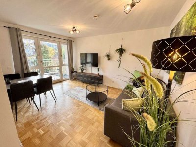 Full Service! Möblierte 2-Zimmer-Wohnung mit Balkon und Aufzug!