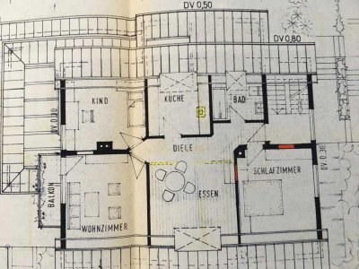 Schöne, helle 4-Zi-DG-Wohnung, 82qm
