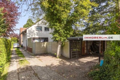IMMOBERLIN.DE - Charmante Doppelhaushälfte mit Sonnenterrasse nahe Heinrich-Laehr-Park