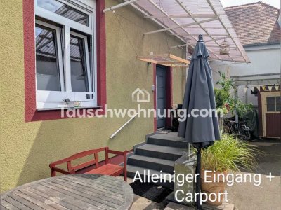 Tauschwohnung: Loft mit Fußbodenheizung, Innenhof+Stellplatz
