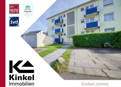 Ruhig und zentral gelegene 3-Zimmer-EG-Wohnung mit Blick ins Grüne