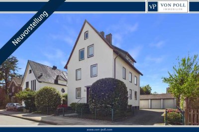 Bielefeld-Gellershagen: Bezugsfreies Dreifamilienhaus am Bultkamp Park | ca. 238 m² Wfl. | 3x Garage