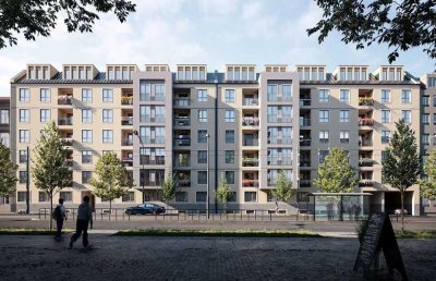 Parkett, Einbauküche und ein Traum von Dachterrasse!