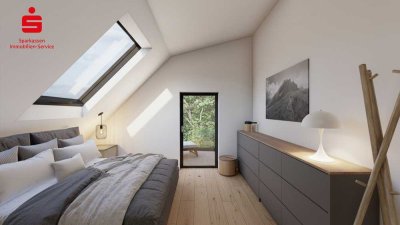 Neubautraum in Waldtrudering! 2,5-Zimmer-Dachterrassenwohnung in absolut ruhiger Lage