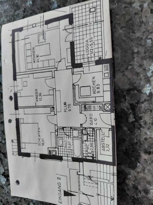 3-Zimmer Hochparterre Wohnung mit Balkon in Landshut-Nikola
