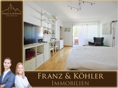 Frankfurt at it's best! Möblierte 1-Zimmer-Wohnung mit Loggia und Garage auf der Berger Straße!