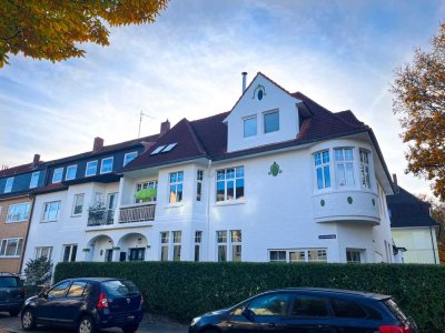Maisonette-Wohnung in charmantem Altbau im begehrten Villenviertel von Wilhelmshaven!