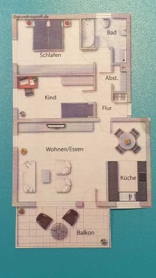 Ansprechende 3,5-Zimmer-Wohnung bevorzugte Halbhöhenlage mit Balkon und EBK in Göppingen (Kreis)