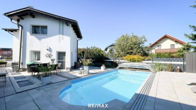 1220 Wien / Wunderschönes Haus / Pool / Großer EIGENGRUND! Keine Pacht, kein VEREIN!
