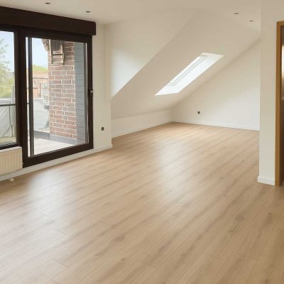 Helle 3-Zimmer-Dachgeschosswohnung mit Balkon, EBK und Stellplatz – 75 m²