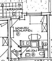 Geschmackvolle 1-Zimmer-Erdgeschosswohnung mit Balkon in Freiburg