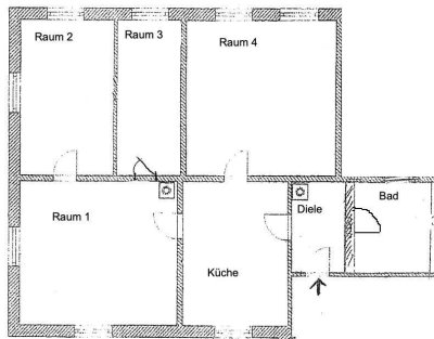 charmante, helle 4-Raum-Wohnung in Haldensleben mit 105.8 m²