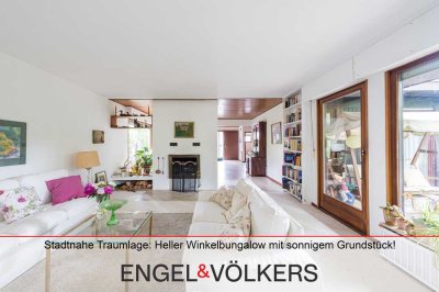 Stadtnahe Traumlage: Heller Winkelbungalow mit sonnigem Grundstück!