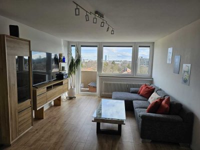 Neu renovierte, möblierte 2-Zimmer-Wohnung mit Alpenblick