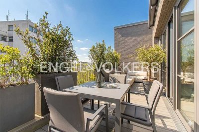 Ganz oben angekommen: Endetage mit 2 Dachterrassen!