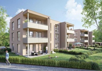 *TOPLAGE* Energieeffiziente 3 Zimmer-Wohnung, Einbauküche, Terrasse mit Garten, Aufzug, Keller, Gar