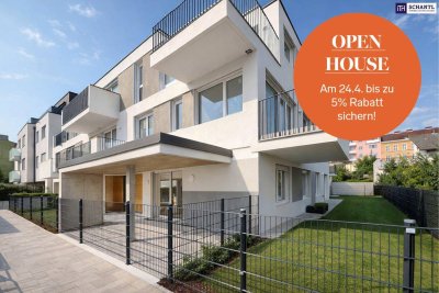 OPEN HOUSE 24.4.! Bis zu -5% Rabatt sichern! FERTIGGESTELLT! Hochwertig I Nachhaltig I Ruhig I Perfekt angebunden! 2-Zimmer Dachgeschoßwohnung im DAS WEGL!