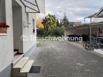 Tauschwohnung: 2 Zimmerwohnung in Seckenheim mit großer Terrasse und Garten
