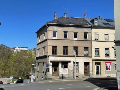 Wohn- und Geschäftshaus zentrumsnah in Plauen wartet auf Sanierung