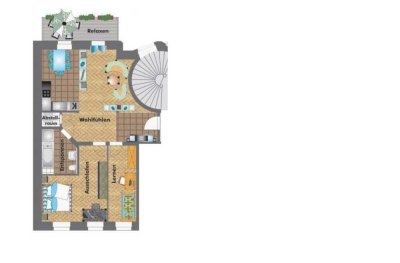 Leipzig _ 3-Zimmer-Wohnung mit Balkon, Fußbodenheizung und Echtholzparkett in Leipzig-Südvorstadt