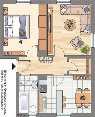2-Zimmer-Wohnung in Marl Hüls
