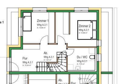 Neubau Maisonette-Wohntraum mit großzügiger Dachterrasse - 3,5 Zi - in 79346 Endingen