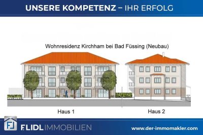 Neubau - Exklusive 3 Zimmer Luxus Eigentumswohnung in 9 Fam. Haus /  - EG mit Terrasse