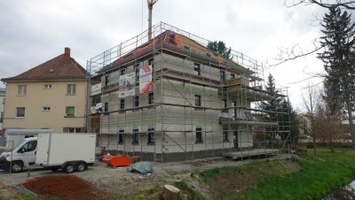 Neubau 3-Raum-Wohnung mit Garten