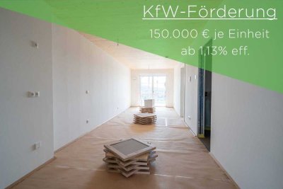 Whg 15 - KFW 40 QNG - Moderne Dreizimmerwohnung