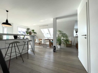 Atemberaubend schöne und exklusive 120 m² Maisonette-Wohnung
