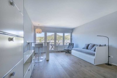 Möbliertes Appartement mit traumhaftem Rheinblick