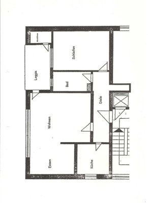 Helle 2-Zimmer Wohnung mit Balkon im 3. OG in Unna