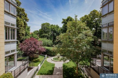 Herrschaftlich Wohnen beim Schlosspark Schönbrunn | Luxuriöses Altbaujuwel mit Gartenparadies
