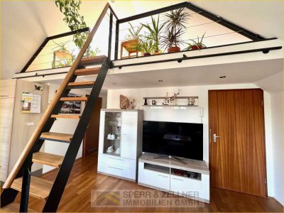 Gemütliche Dachgeschoss Wohnung mit zwei Bädern und zwei Galerien nahe der Dorfener Innenstadt!