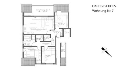 Exklusive 4-Zimmer-Neubauwohnung mit Dachterrasse ab dem 01.02.2026