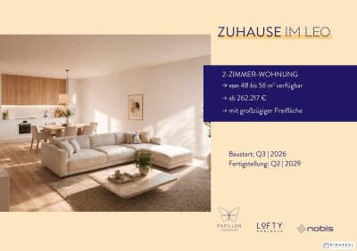 FÜR ANLEGER // Zuhause IM LEO | Gut geplante 3 Zimmer Wohnung mit Balkon | 2.OG | Tiefgarage im Gebäude | Hauptstraße | Sommer 2029 - Top 31