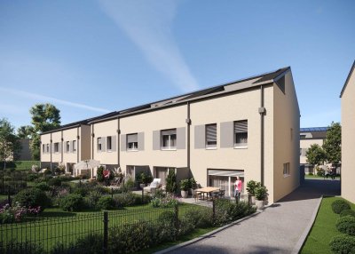 Wohnen am grünen Stadtrand von Linz - Reihenhaussiedlung Agathe-Schwabenau-Weg