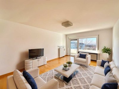 Schöne 4,5-Zi-Wohnung mit Balkon und Garage in Feldrandlage
