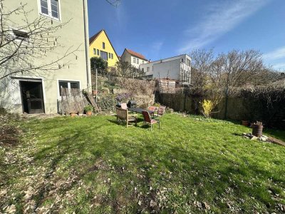 Stadtwohnung mit großer Terrasse und Gartenanteil in Toplage am Jakobsberg