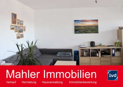 Sehr gepflegte helle 2 ZKB Dachgeschoss - Wohnung mit Balkon (Loggia) in ruhiger Lage von Bensheim