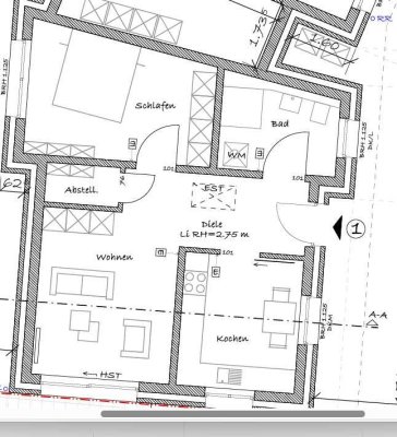 2-Zimmer Wohnung in Brietlingen-Moorburg