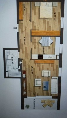 2-Zimmer-Wohnung mit Balkon in Landshut Nikola
