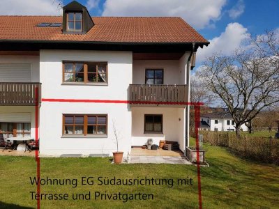 Von privat! Wunderschöne helle Terrassenwohnung in absoluter Ruhelage im Bäderdreieck